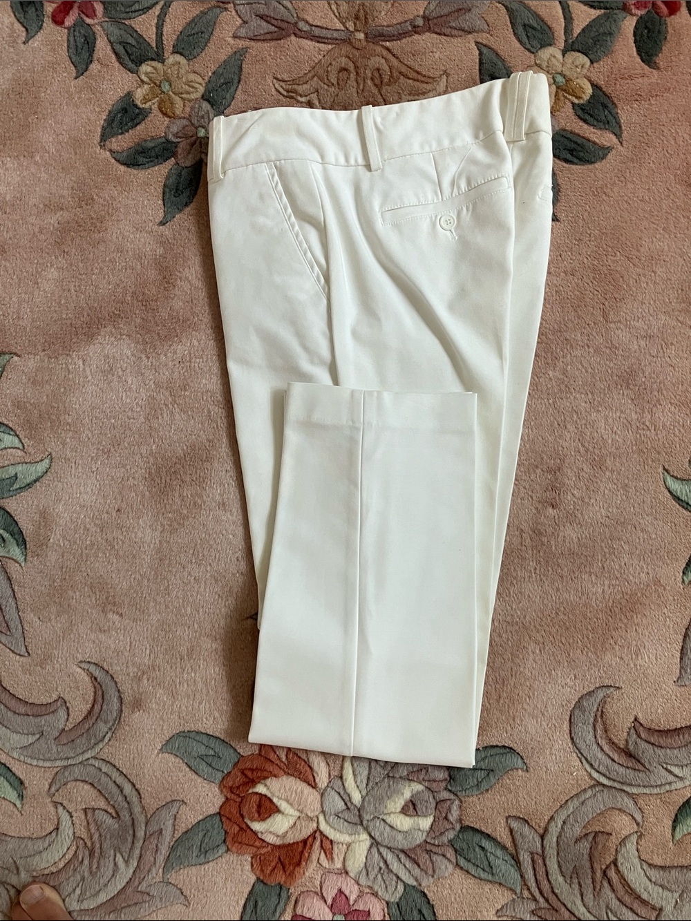 Calvin Klein Women's Straight Leg White Dress Pants